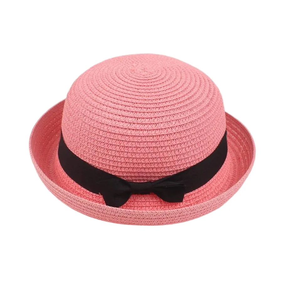 Korean Summer Men's and Women's Top Hats Straw Hats Sunshade Sunscreen Hats Beach Vacation Travel Hat