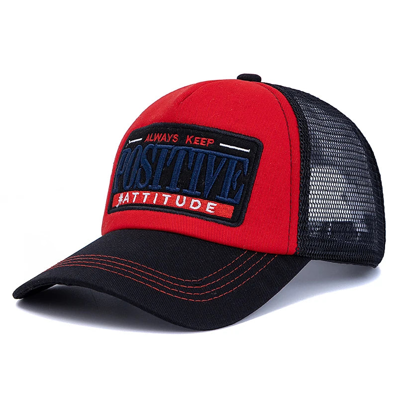 Hot Sale Unisex Baseball Cap Classic ALWAYS KEEP Letter Pattern Mesh Cap Men And Women Breathable Streetwear Summer Trucker Hat