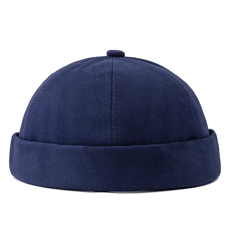 Hot Sale Unisex Solid Color Landlord Hats Men Women Street Hip-hop Hats Fashion Dome Hat Caps