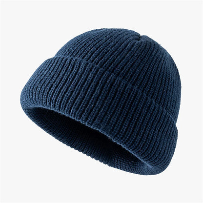 Bright Candy Color Winter Knitted Hat Beanies Skullies for Women Warm Thick Men Hip Hop Skullcap Hat Couple Street Sport Beanies