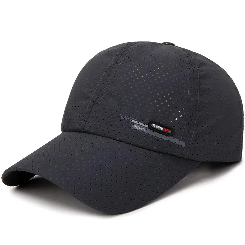 Men’s Quick Dry Mesh Baseball Cap Breathable Outdoor Fishing Cycling Sun Protection Hat