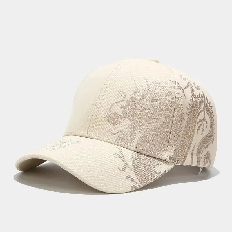 Unisex Dragon Embroidery Baseball Cap – Streetwear Hip Hop Skate Hat