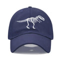 Cotton Baseball Cap for Men Women Unisex Embroidery Dinosaur Tyrannosaurus Rex Dad Hat Protection Outdoor Sports Golf Caps