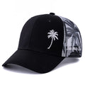 New Unisex Adjustable Baseball Cap Coconut Tree Pattern Outdoor Summer Trucker Hat Streetwear Cap For Men And Women