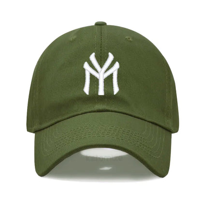 Letter MY Embroidery Baseball Cap Women Men Adjustable Soft Washed Cotton Sports Dad Hat  Spring Summer Protection Sun Hats