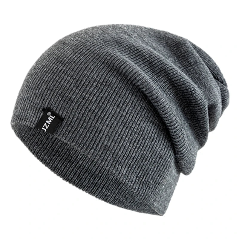 Unisex Letter Label Decor Beanie Hat Casual Multiple Colored Winter Knitted Hat Daily Life And Outdoor Beanie Cap