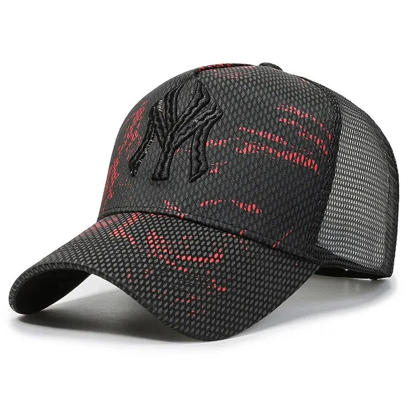 Men’s Embroidered Letter Baseball Cap Unisex Summer Sunshade Sports Travel Hat
