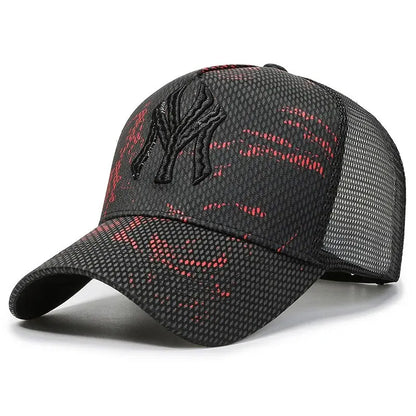 Men’s Embroidered Letter Baseball Cap Unisex Summer Sunshade Sports Travel Hat