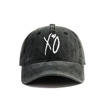 2025  XO The Weeknd Baseball Cap Distressed Hats Cap Men Retro Outdoor Summer Adjustable Dad Hat  Fashion