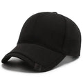 Men’s Korean Black Sunshade Baseball Cap – Casual & Versatile