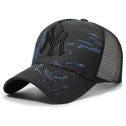Men’s Embroidered Letter Baseball Cap Unisex Summer Sunshade Sports Travel Hat
