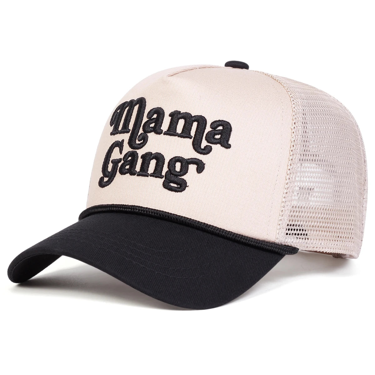 Unisex MAMAGANG Letter Embroidery Baseball Net Caps Spring and Summer Outdoor Adjustable Casual Hats Hip Hop Hat Sunscreen Hat