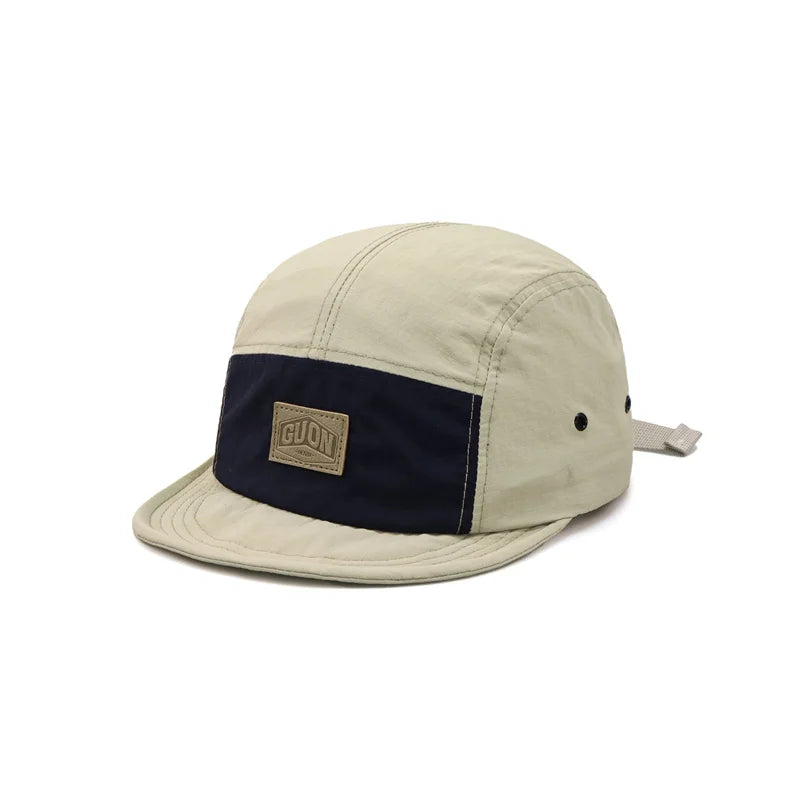 Unisex Quick-Dry Short Brim Baseball Cap – Thin Breathable Summer Outdoor Hiking Sun Hat (5-Panel Style)