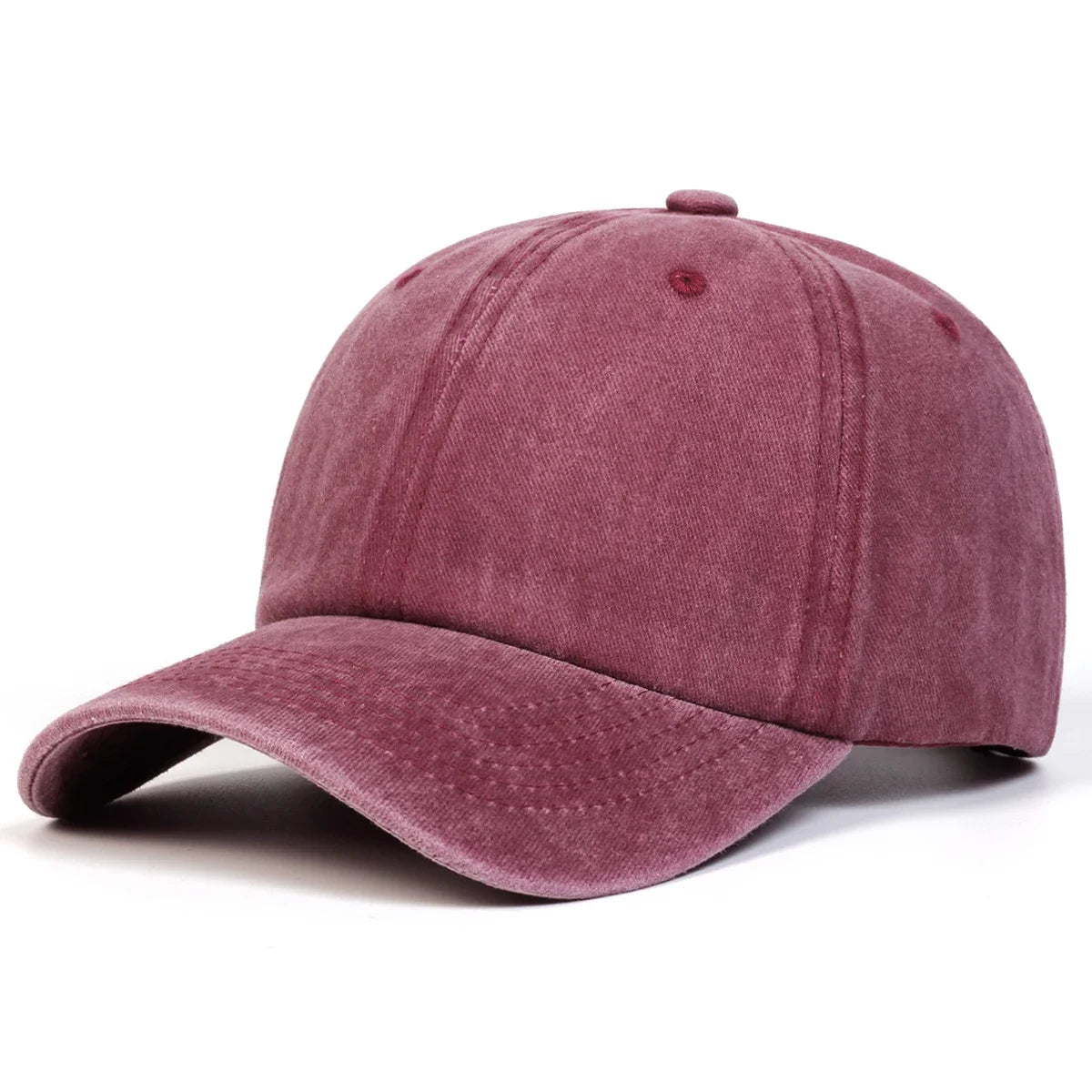 Unisex Light Washed Solid Color Baseball Caps Spring and Autumn Outdoor Adjustable Casual Hats Hip Hop Hat Sunscreen Hat