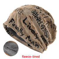 Khaki fleece-lined