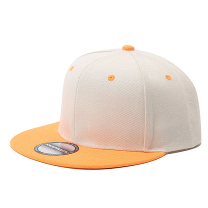 Flat Edge Baseball Cap Korean Version Two-color Splicing Hip-hop Hat Men's and Women's Tide Street Cool Hip-hop Hat