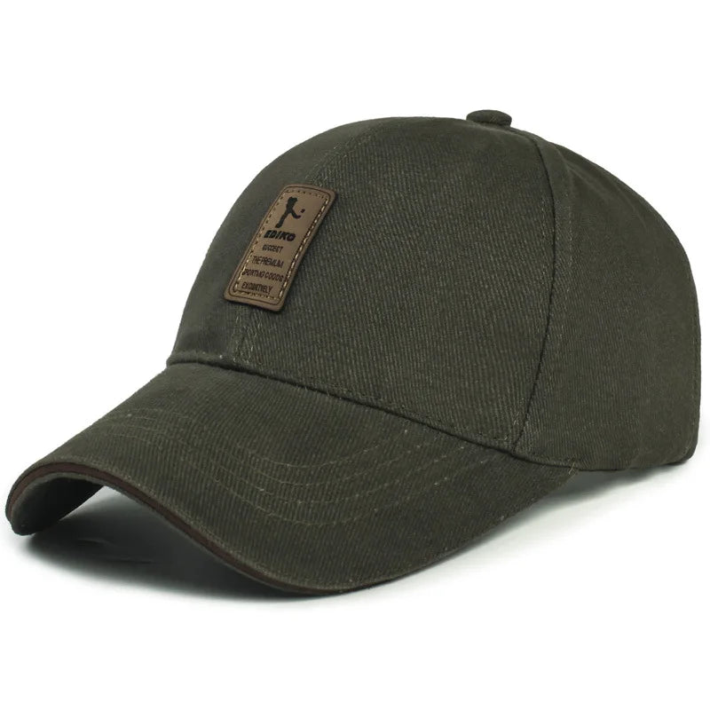 Structured Baseball Caps for Women Men Solid Snapback Label Stick Sunhat Outdoor Breathable Hip Hop Baseball Hat Trucker Dad Cap