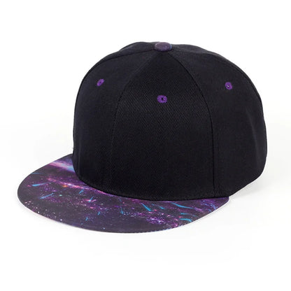New Snapback Baseball Hat Ten Times Embroidery Adjustable Hats  for Youth Men Women Fashion Cap Flat Trend Street Dance Caps