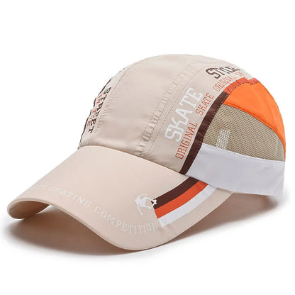 Breathable Quick Dry Unisex Baseball Cap for Outdoor Sports and Sun Protection For Women & Men