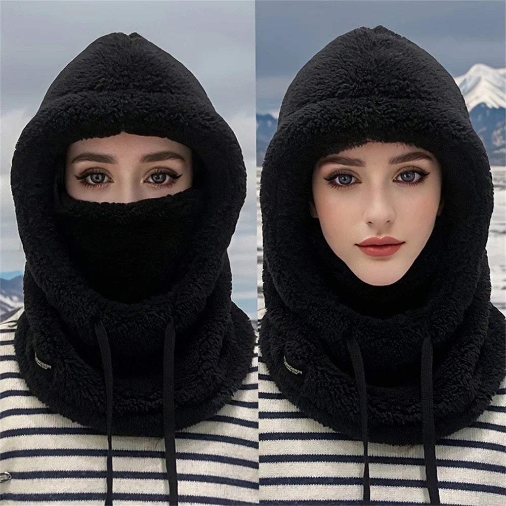 Unisex Winter Balaclava – Thermal Windproof Fleece Ski Full Face Mask Hood