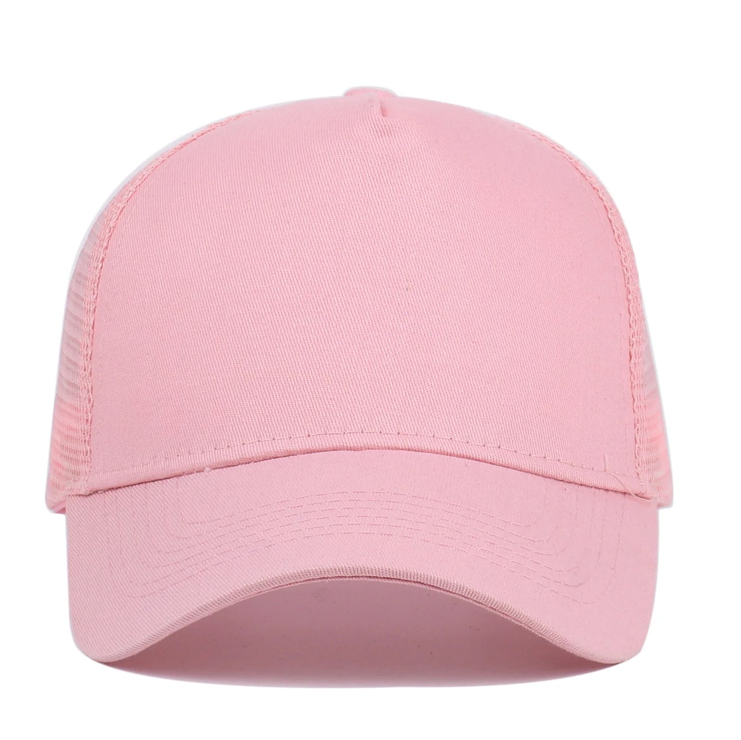 Mesh Cap Women Spring Summer Hats For Women Baseball Cap Cotton Solid Colored Wholesale Stock 6 Panel 5 Panel Breathable Cap
