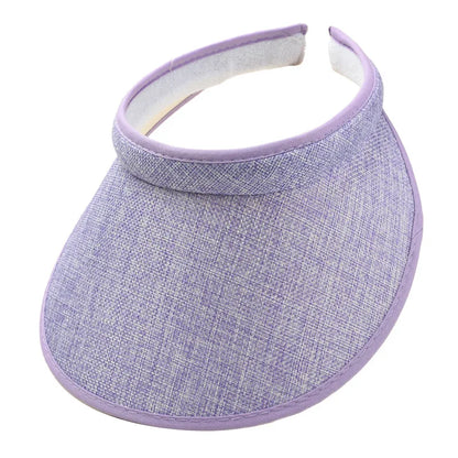Fashion Summer Empty Top Sun Hat Women's Casual Adjustable Sun Visor Caps Girls Boy Outdoor Sea Beach Trip Cap Casquette