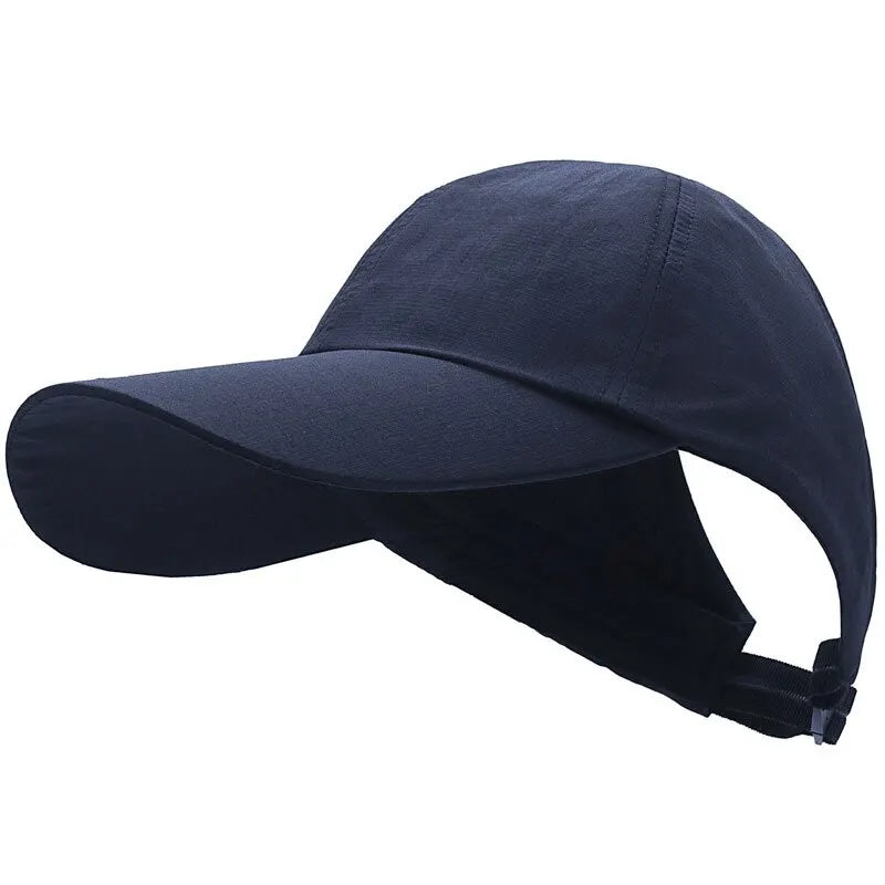 Women’s Ponytail Bucket Hat Quick Dry UV Protection Sunshade Summer Hat