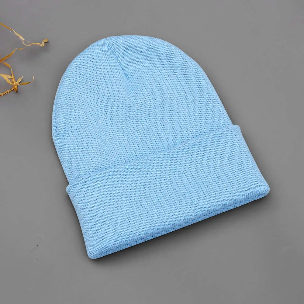 24 Colors Unisex Beanie Hat for Men Women Winter Knit Caps Soft Ski Hats