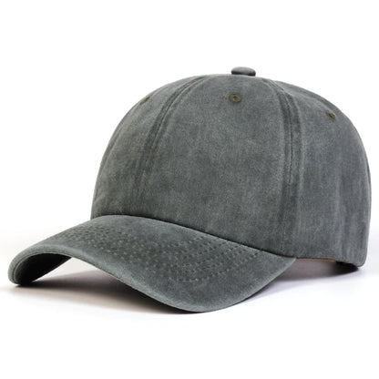 Unisex Light Washed Solid Color Baseball Caps Spring and Autumn Outdoor Adjustable Casual Hats Hip Hop Hat Sunscreen Hat