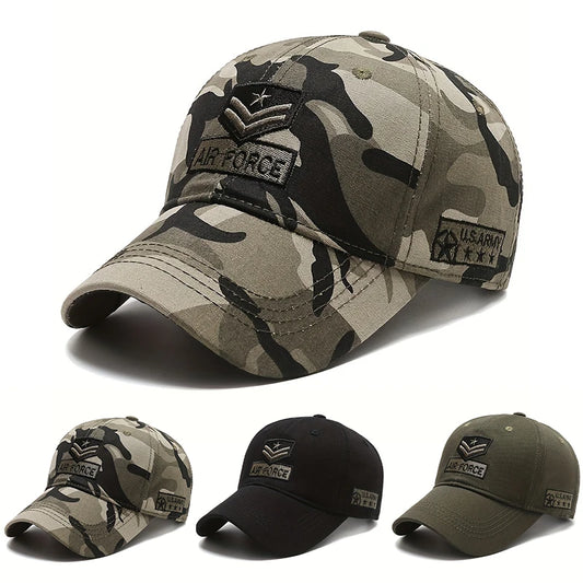 Unisex AIR FORCE Arrow Embroidery Baseball Caps Spring and Autumn Outdoor Adjustable Casual Hats Hip Hop Hat Sunscreen Hat