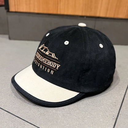 Quick-drying Unisex Retro Baseball Cap with Adjustable Short Brim, Ideal Choice for Gifts