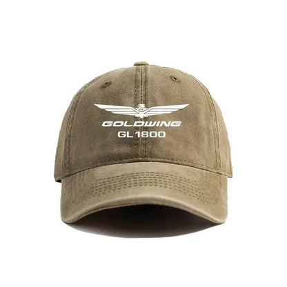 2025 Goldwing GL1800 Baseball Cap Distressed Hats Cap Men Retro Outdoor Summer Adjustable Hat Casual and Versatile