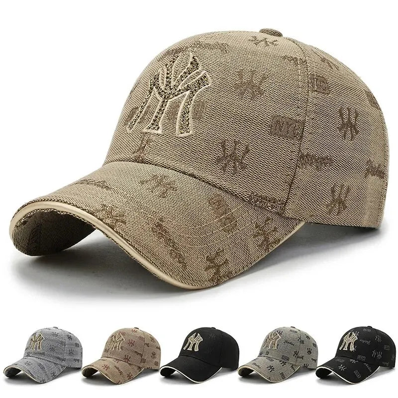 Unisex Korean Embroidered Letter Baseball Cap Casual Outdoor Travel Sun Hat