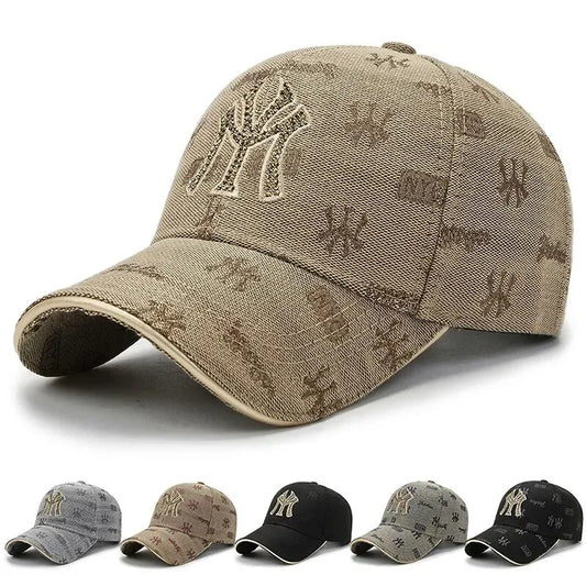 Unisex Korean Embroidered Letter Baseball Cap Casual Outdoor Travel Sun Hat