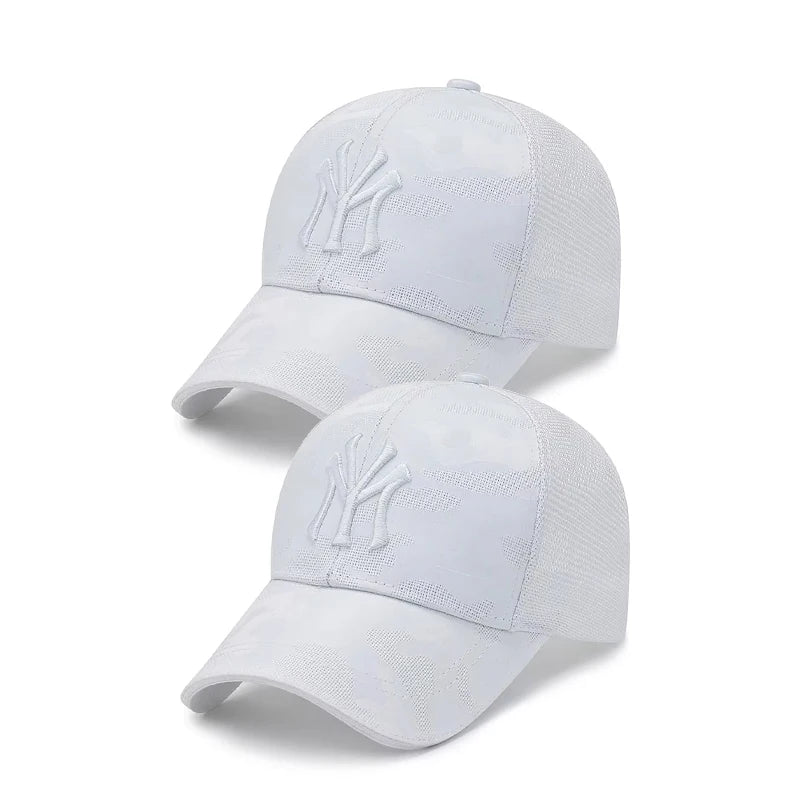 Men’s Camouflage Embroidered Baseball Cap Breathable Mesh Casual Summer Hat