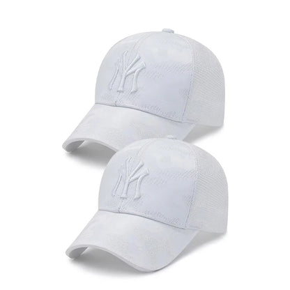Men’s Camouflage Embroidered Baseball Cap Breathable Mesh Casual Summer Hat