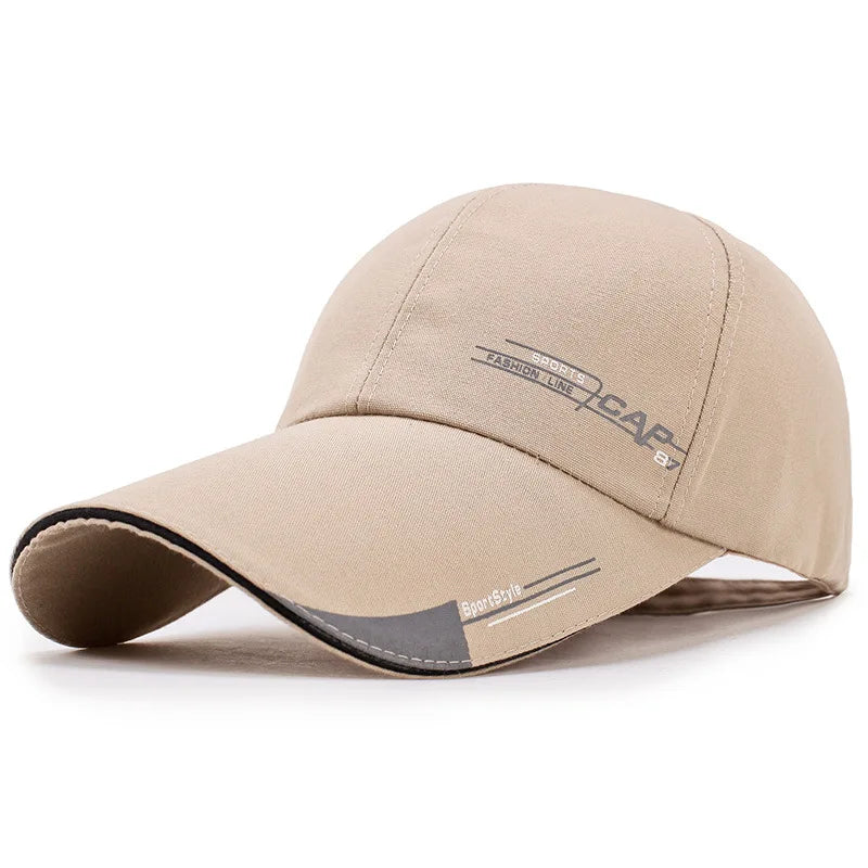 Unisex Solid Color Baseball Cap Casual Outdoor Hip-Hop Sports Sun Hat