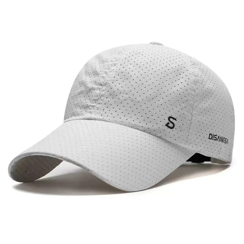 Unisex Quick-Dry Running Baseball Cap – Lightweight Breathable Strapback Golf Sun Hat
