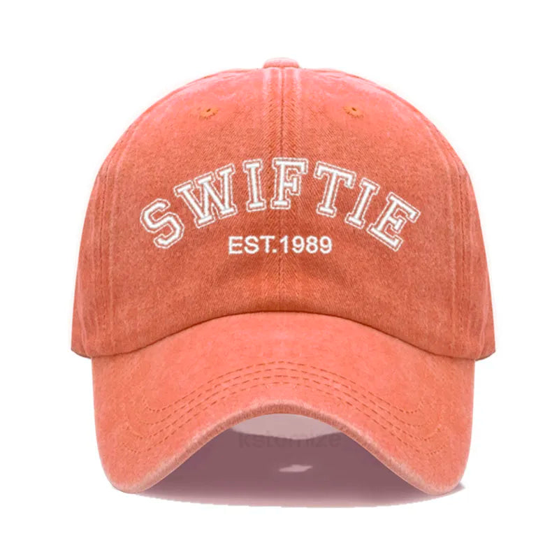 SWIFTIE 1989 Embroidery Baseball Cap for Men Women Unisex Washed Cotton Dad Hat Sun Hat Gift Fans Outdoor Sports Dropshipping