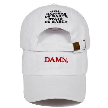 Unisex DAMN Letter Embroidery Baseball Caps Spring Autumn Outdoor Sunscreen Hat Adjustable Casual Trucker Hats
