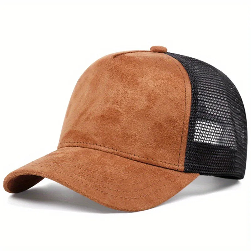 Unisex Mesh Baseball Cap Summer Outdoor Sports Adjustable Trucker Caps Fashion Curved Dad Cap Men Women Casual Breathable Sunhat