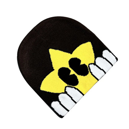 Fashion Printed Knitted Hat Women Men Couple Warm Y2K Beanies Bonnet Wool Skullies Hoods Lady Accessories Hip hop Gorra