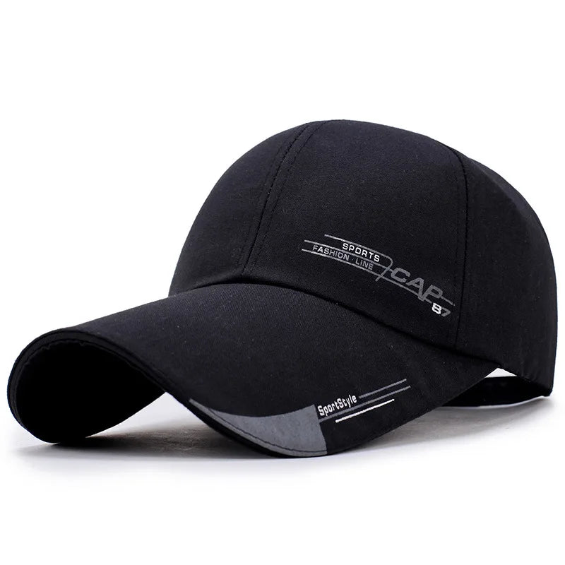 Unisex Solid Color Baseball Cap Casual Outdoor Hip-Hop Sports Sun Hat