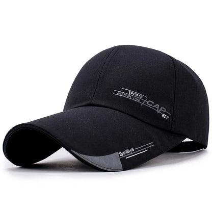 Unisex Solid Color Baseball Cap Casual Outdoor Hip-Hop Sports Sun Hat