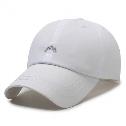 Waterproof Breathable Baseball Cap Solid Color Summer Sports Golf Sun Hat Unisex Casual Dad Hats For Women & Men