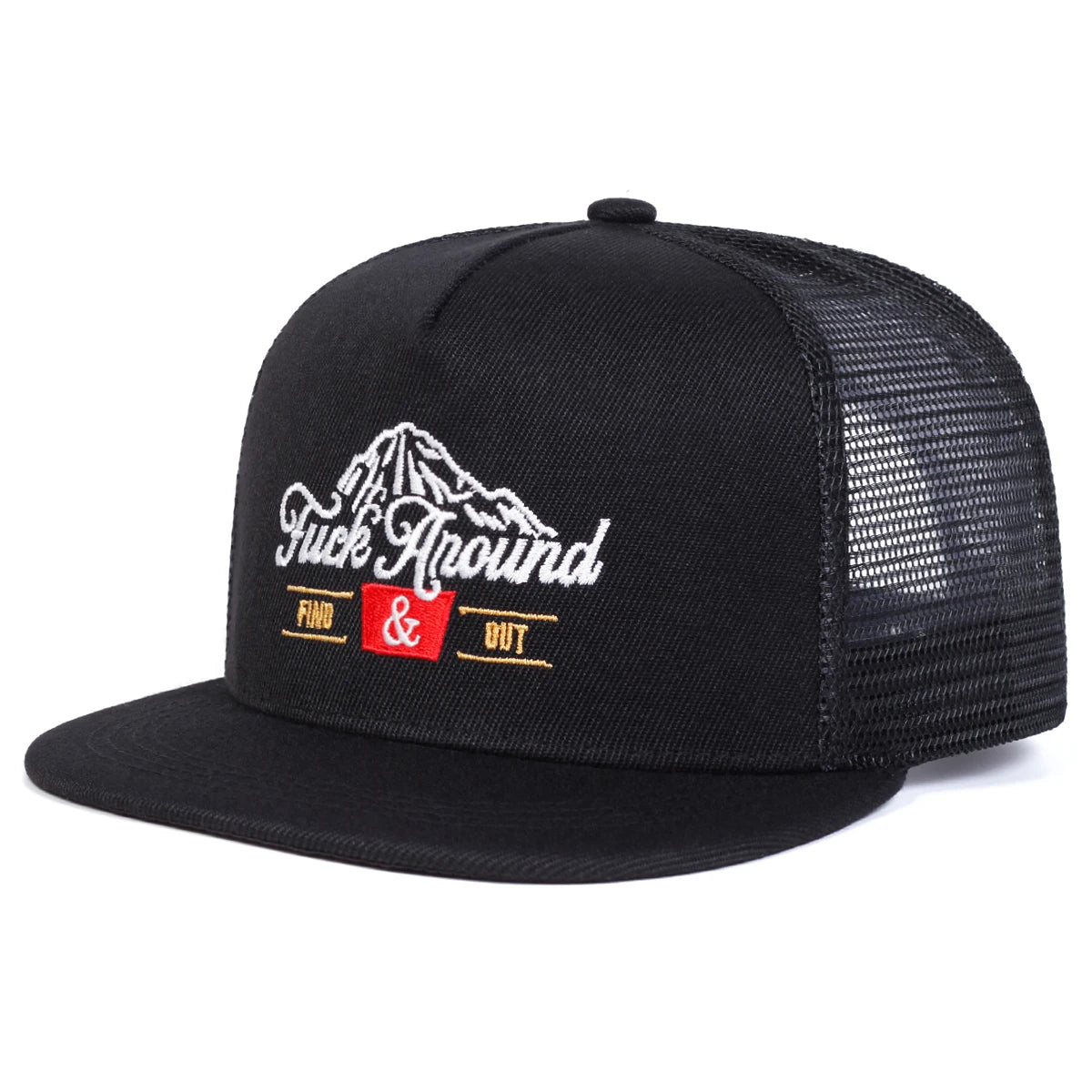 Unisex ANOUND Letter Embroidery Hip-hop Net Hats Spring Summer Outdoor Adjustable Casual Baseball Caps Sunscreen Hat Sports Cap