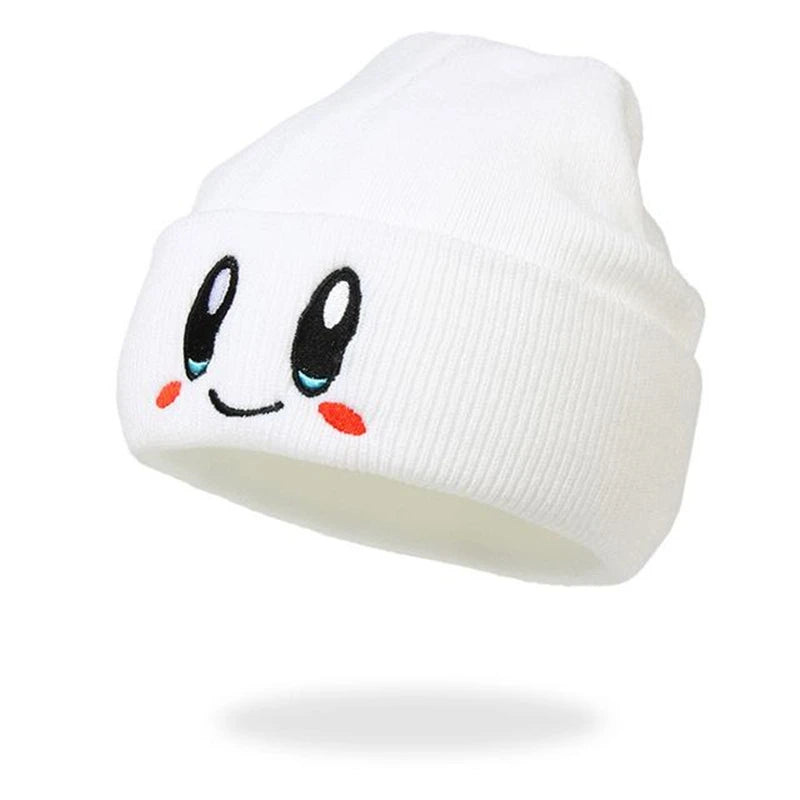 Hot Sale Cute Eye Embroidery Beanie Trendy Candy Color Couple Beanies Casual Coldproof Knit Hats For Women & Men