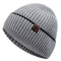New Unisex Winter Hat Plush Fleece Warm Cap Snow Label Soft Beanie Hat For Men Women Outdoor Thicken Ski Sports Knitted Hat