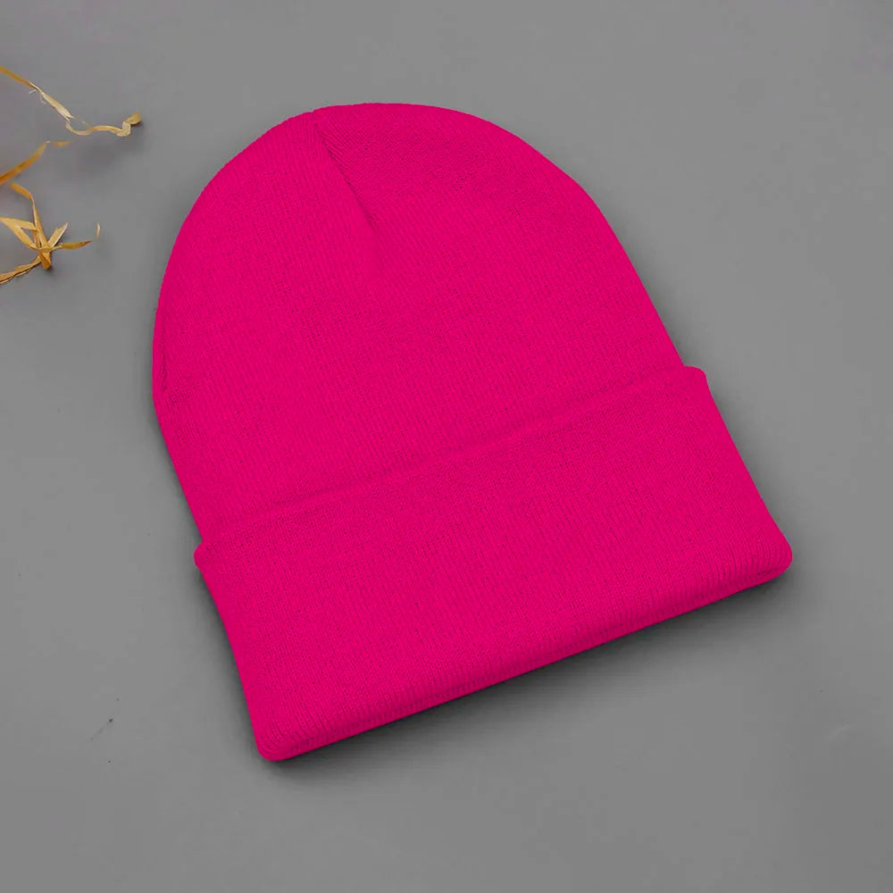 24 Colors Unisex Beanie Hat for Men Women Winter Knit Caps Soft Ski Hats