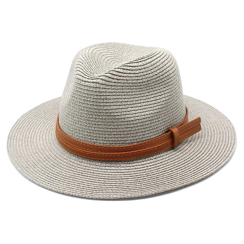Beach Hats for Men and Women Beach Outdoor Sun Protection Visors Sun Hats Jazz Straw Hat